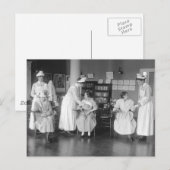 Krankenpflege-Schule, frühe 1900s Postkarte (Vorne/Hinten)
