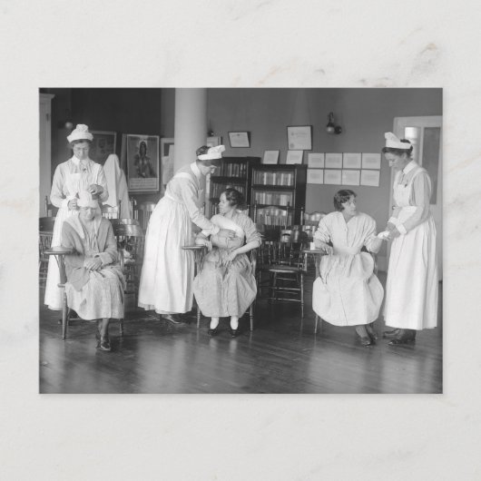 Krankenpflege-Schule, frühe 1900s Postkarte (Vorderseite)