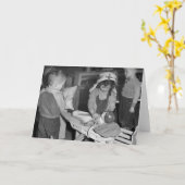 Krankenpflege-Schule: Vierzigerjahre Karte (Gelbe Blume)