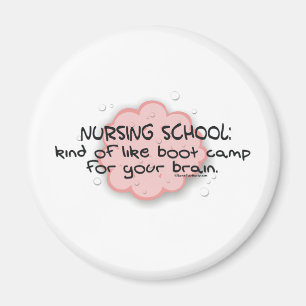 Krankenpflege-Schule - wie Gehirn Boot Camp Magnet