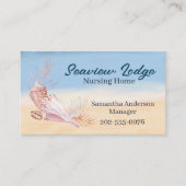 Krankenpflege Seashell Beach Visitenkarte (Vorderseite)