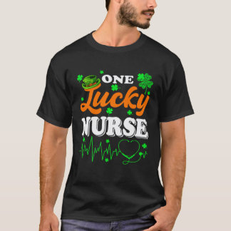 Krankenpflege St. Patricks Day Ein Glückspilz Kra T-Shirt