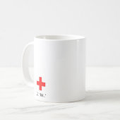 Krankenpflege-Student: Koffein Q4H PRN Kaffeetasse (Vorderseite Links)