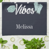 Krankenpflege Student Nightingale Vibes Personalis Geschirrtuch (Gefaltet)