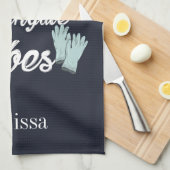 Krankenpflege Student Nightingale Vibes Personalis Geschirrtuch (Viertel Falte)