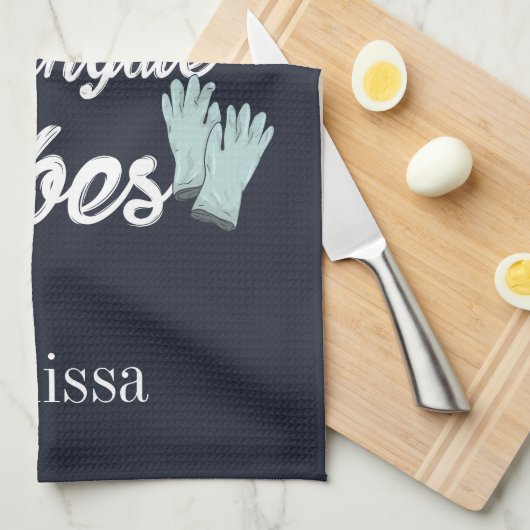 Krankenpflege Student Nightingale Vibes Personalis Geschirrtuch (Viertel Falte)