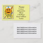 Krankenpflege-Studenten-Visitenkarten Telefonnummerkarte (Vorne/Hinten)