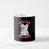 Krankenpflege-System relevant Weihnachten Kaffeetasse (Mittel)