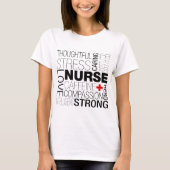 Krankenpflege-Text T-Shirt (Vorderseite)
