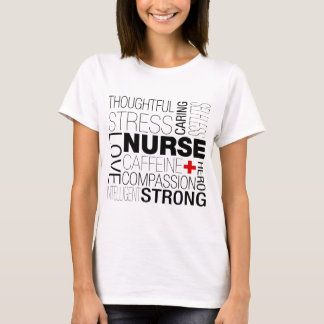 Krankenpflege-Text T-Shirt