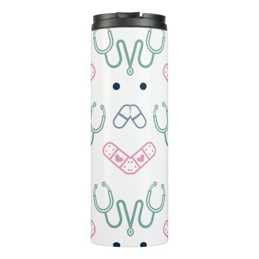 Krankenpflege - Thermaltumbler Thermosbecher (Rückseite)