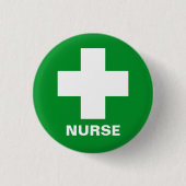 Krankenpflege und Erste Hilfe, Krankenwagen, Dokto Button (Vorderseite)