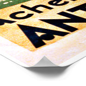 Krankenpflege und Kinder - Vintage Krankenpfleger Poster (Ecke)