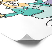 Krankenpflege und Patientenplakat Poster (Ecke)