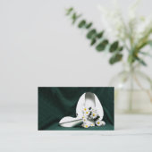 Krankenpflege-Visitenkarte Visitenkarte (Stehend Vorderseite)