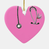 Krankenpflege Weihnachtskollektiv Keramik Ornament (Hinten)