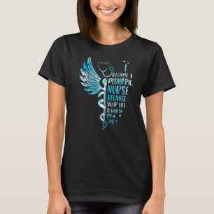 Krankenpflege, weil Ihr Leben meine Zeit wert ist T-Shirt
