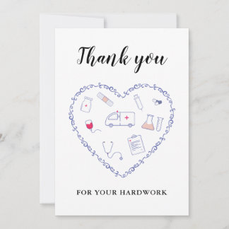 Krankenpflege Woche Dankeschön Hardwork Karte