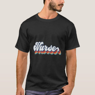 Krankenpflege Woche Krankenversicherung Retro Kran T-Shirt