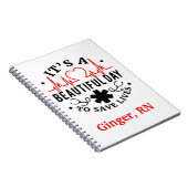 Krankenpflege-Zeitschrift ist es ein schöner Tag, Notizblock (Rechte Seite)