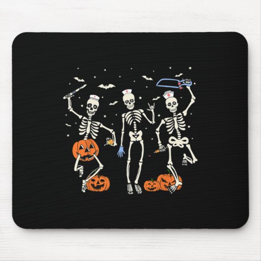Krankenpflege zu Halloween 2 Mousepad (Vorne)