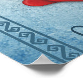 Krankenpflege zu meiner Ehefrau Poster (Ecke)