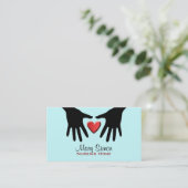 Krankenpflege-Zuhause-Geschäfts-Karten Visitenkarte (Stehend Vorderseite)