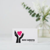 Krankenpflege-Zuhause-Sorgfalt-Geschäfts-Karte Visitenkarte (Stehend Vorderseite)
