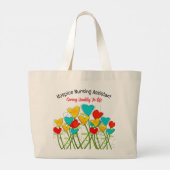 Krankenpflegeassistent Jumbo Stoffbeutel (Rückseite)