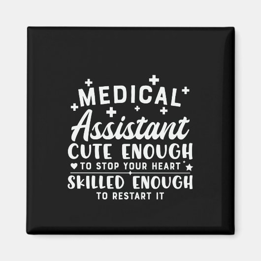 Krankenpflegeassistent Niedlich genug Magnet (Vorne)
