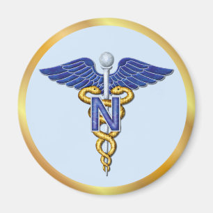 KrankenpflegeCaduceus Magnet