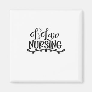 Krankenpflegegeschenk Ich liebe Krankenpflege Magnet