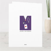 Krankenpflegeheim RN Nurse Abschluss Card Karte (Rückseite)