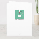 Krankenpflegeheim RN Nurse Abschluss Karte (Rückseite)