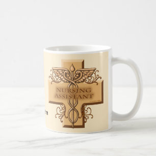 Krankenpflegehelfer Caduceus Kaffeetasse