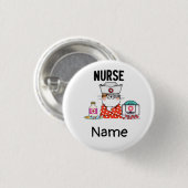 Krankenpflegepersonal Button (Vorne & Hinten)