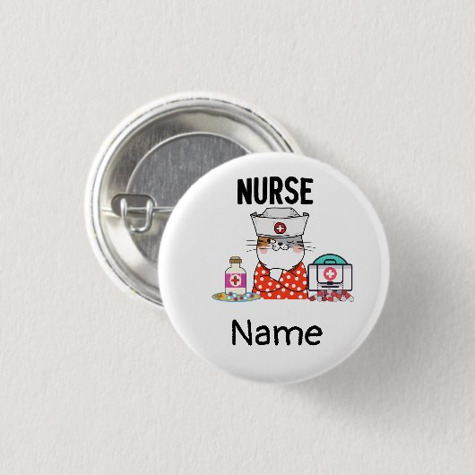 Krankenpflegepersonal Button (Vorne & Hinten)