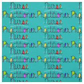 Krankenpfleger Aquamarin Stoff (Muster)