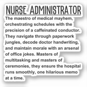Krankenpfleger Aufkleber