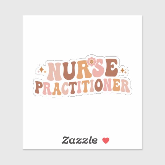 Krankenpfleger Aufkleber (Blatt)