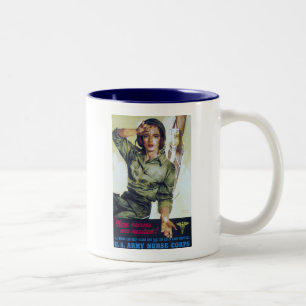 Krankenpfleger benötigen ein Rekrutierungspaket Zweifarbige Tasse