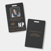 Krankenpfleger Caduceus Ausweis (Vorder- & Rückseite)