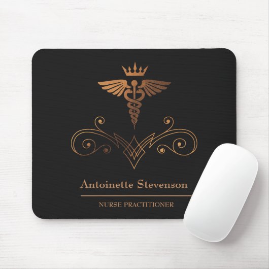 Krankenpfleger Caduceus Mousepad (Mit Mouse)