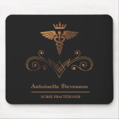 Krankenpfleger Caduceus Mousepad (Vorne)