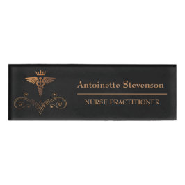 Krankenpfleger Caduceus Namenschild