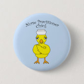 Krankenpfleger Chick Button (Vorderseite)