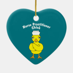 Krankenpfleger Chick Keramik Ornament