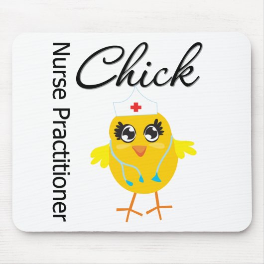 Krankenpfleger Chick Nurse Practitioner Mousepad (Vorne)