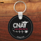 Krankenpfleger (CNA)Personalisierter Schlüsselanhä Schlüsselanhänger (Vorderseite)