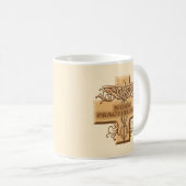 Krankenpfleger Cross Caduceus Kaffeetasse (VorderseiteRechts)